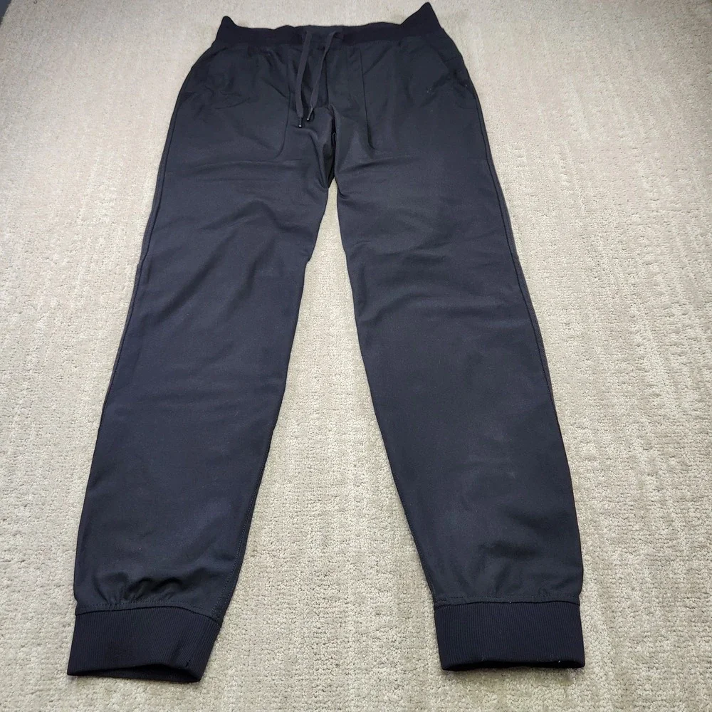 Lululemon Joggers Men Medium Warpstreme Black Athleisure Regular Fit Stretch